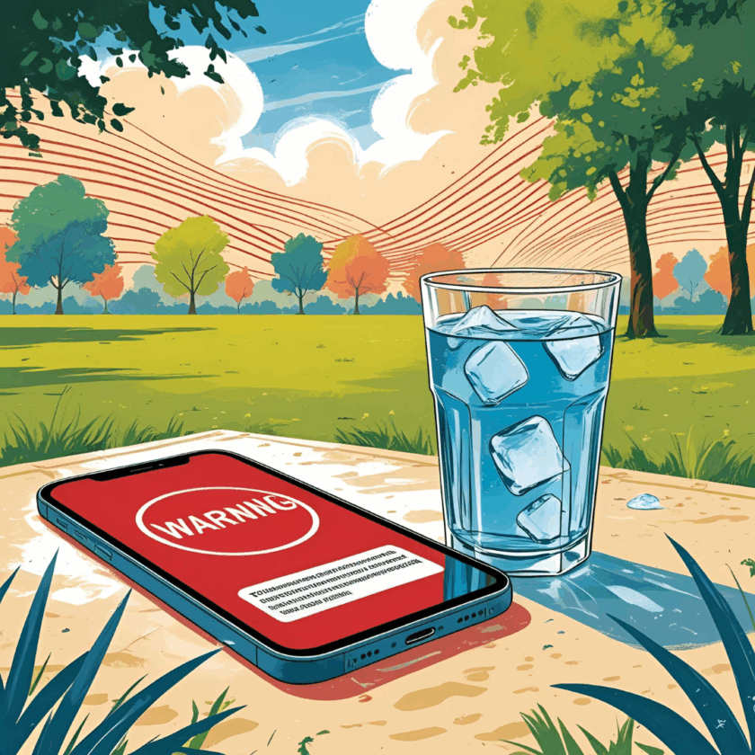 summer smartphone danger